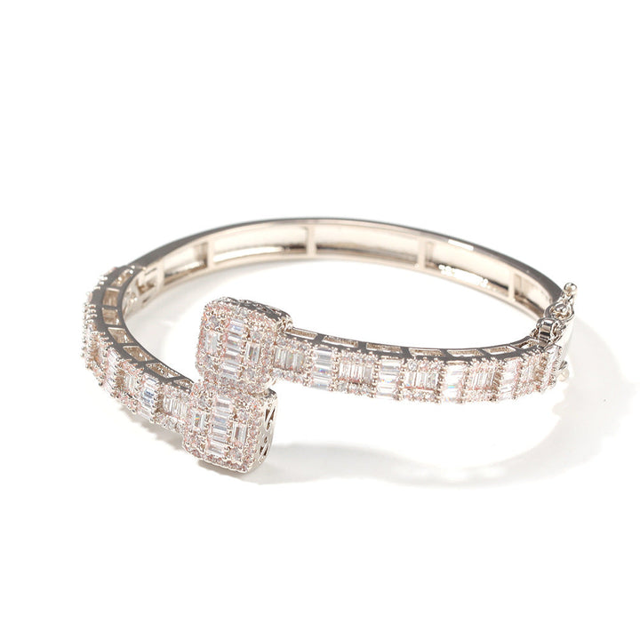 Hip Hop Diamond Watch Fashion Luxury Quartz Watches Stainless Steel Diamond Dial Iced Out Quartz Watch Men Jewelry