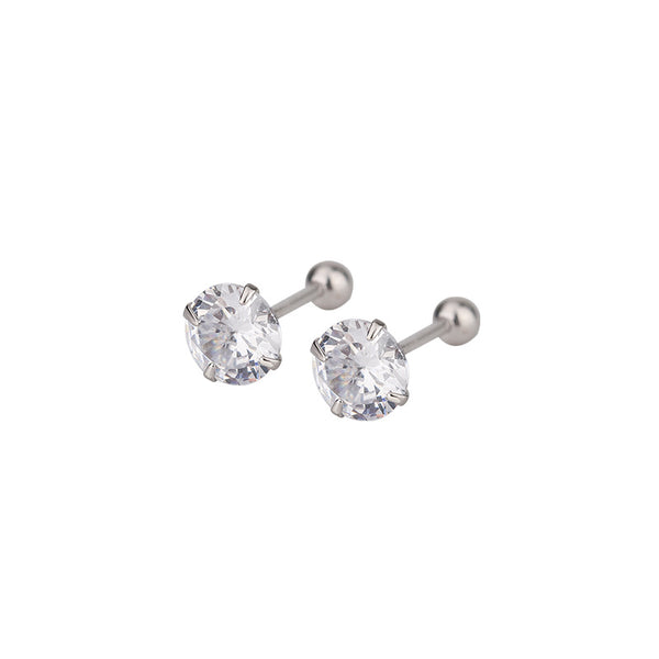 S925 STERLING SILVER 4 CLAW STUDS