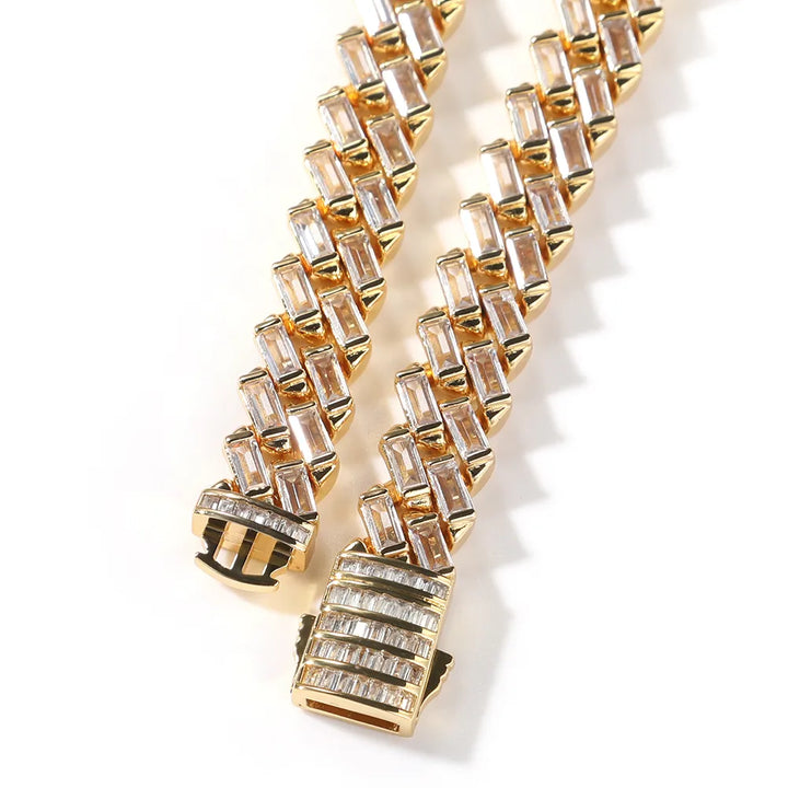 12MM CUBAN LINK BRACELET CZ - nofugazilondon