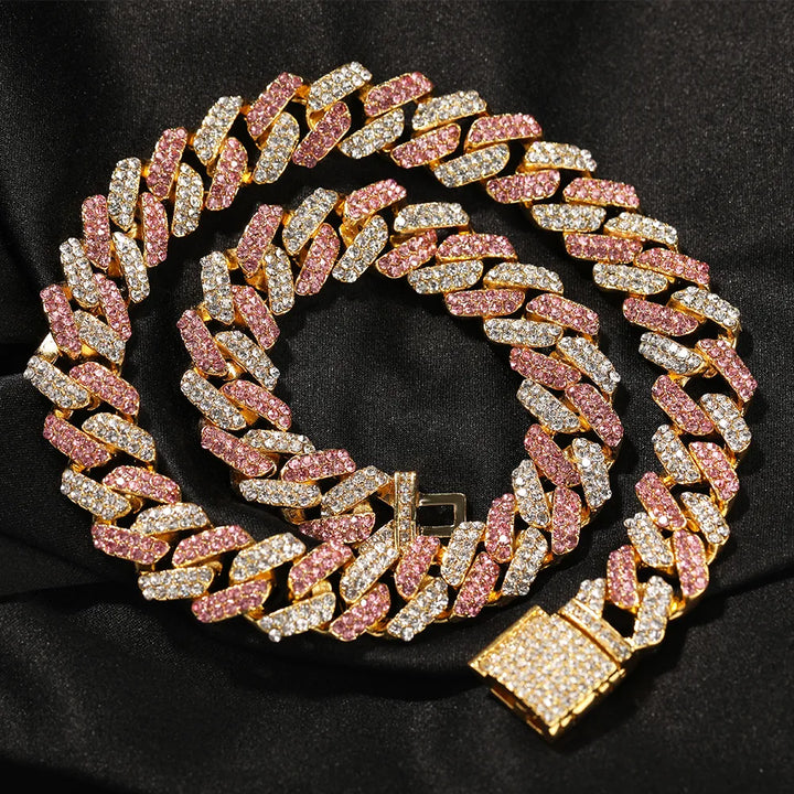 13MM ICED OUT CUBAN NECKLACE - NO FUGAZIâ„¢