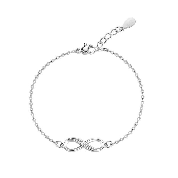 ICED MICRO INFINITY PENDANT BRACELET