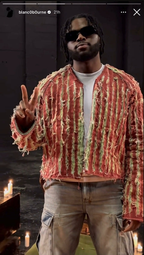 Blanco wearing NO FUGAZI